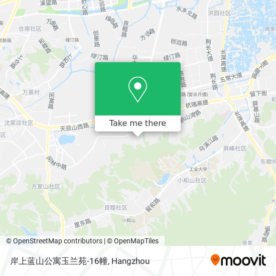 岸上蓝山公寓玉兰苑-16幢 map