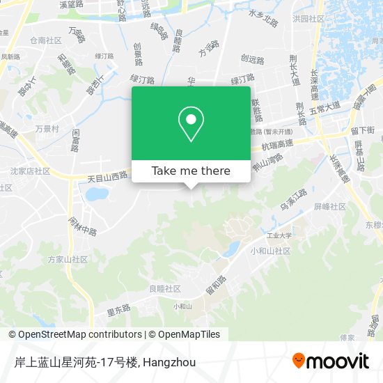 岸上蓝山星河苑-17号楼 map