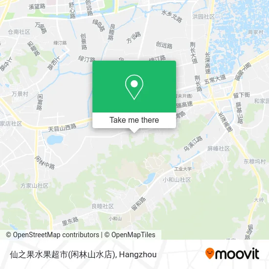 仙之果水果超市(闲林山水店) map