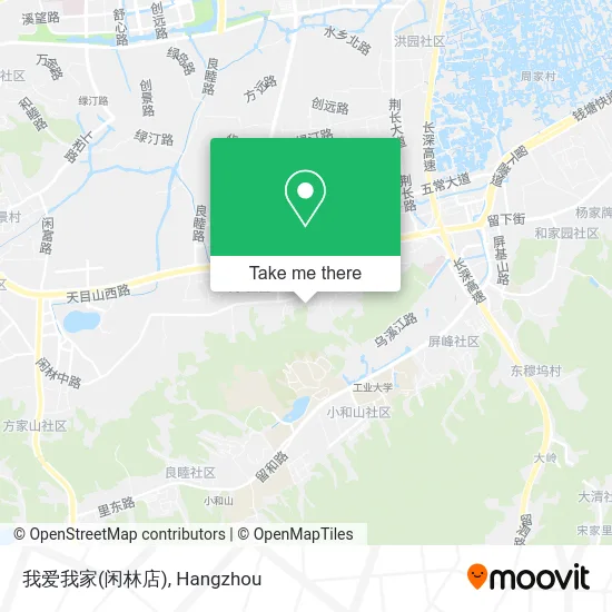 我爱我家(闲林店) map