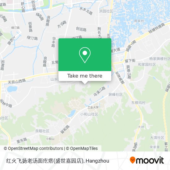 红火飞扬老汤面疙瘩(盛世嘉园店) map
