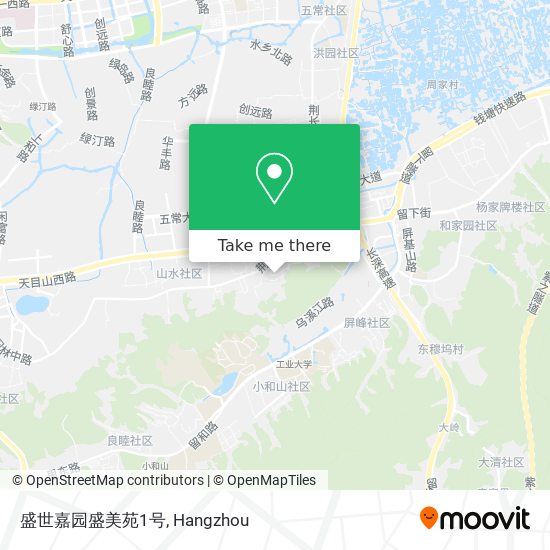 盛世嘉园盛美苑1号 map