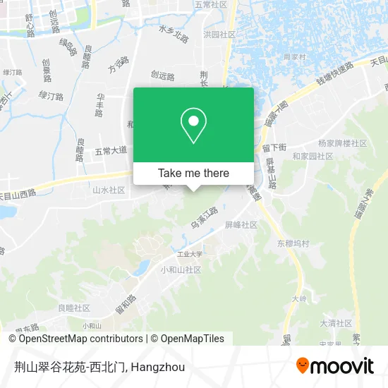 荆山翠谷花苑-西北门 map