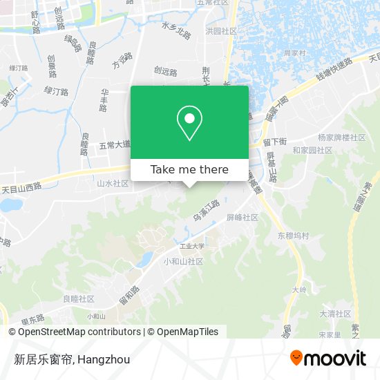 新居乐窗帘 map