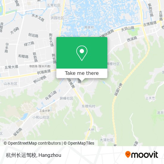 杭州长运驾校 map