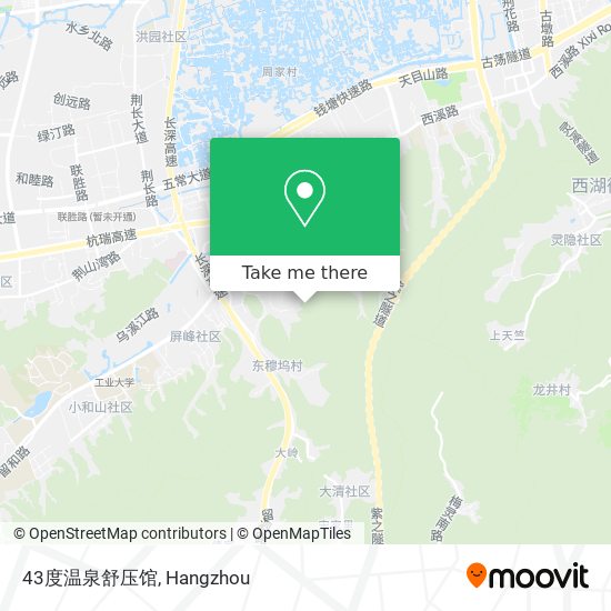 43度温泉舒压馆 map