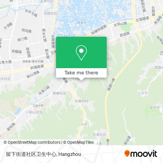 留下街道社区卫生中心 map