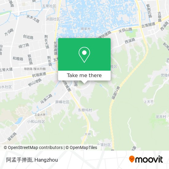 阿孟手擀面 map
