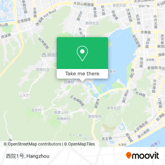 西院1号 map