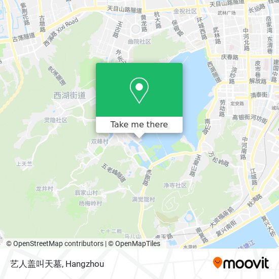 艺人盖叫天墓 map