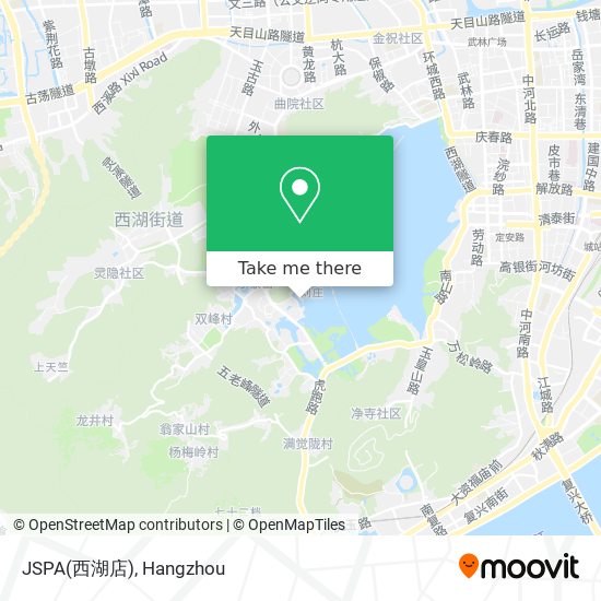 JSPA(西湖店) map