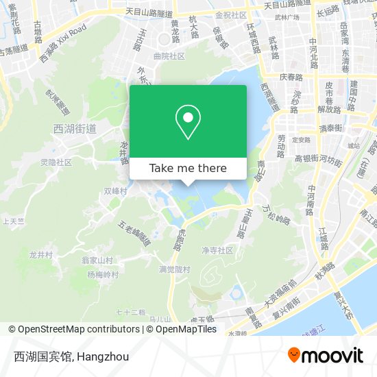 西湖国宾馆 map