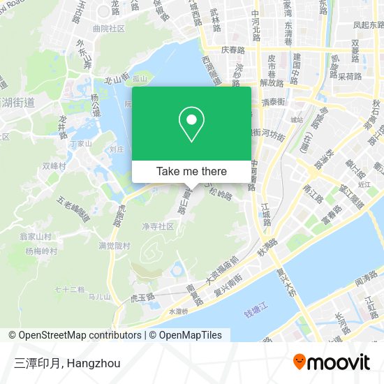 三潭印月 map