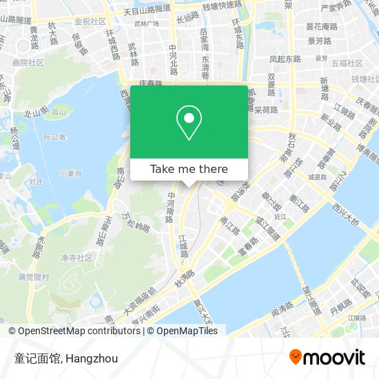 童记面馆 map