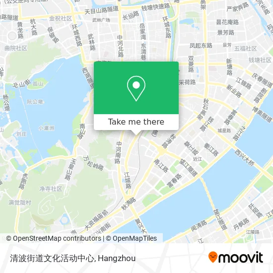 清波街道文化活动中心 map