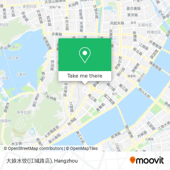 大娘水饺(江城路店) map