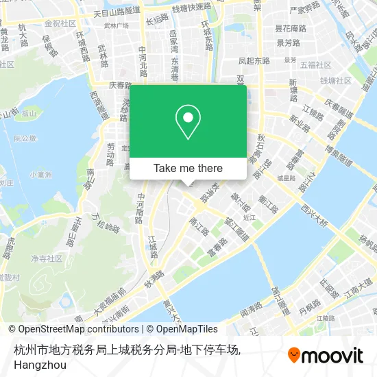 杭州市地方税务局上城税务分局-地下停车场 map