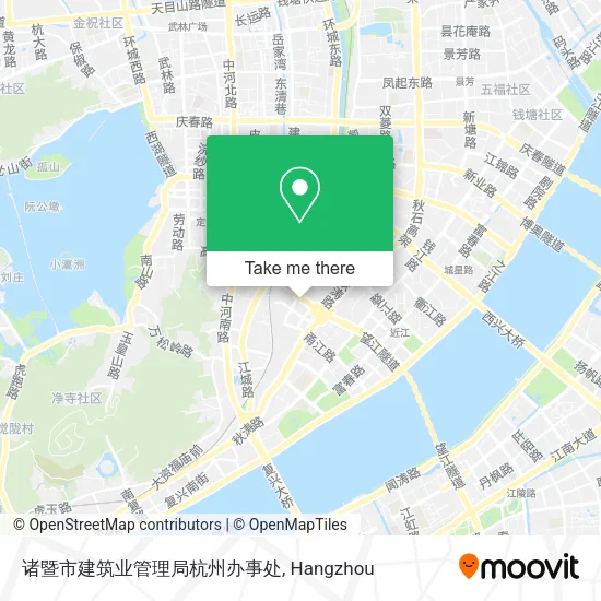诸暨市建筑业管理局杭州办事处 map