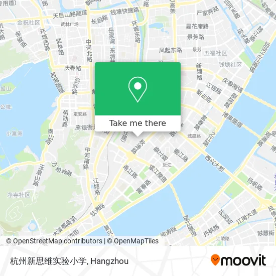 杭州新思维实验小学 map