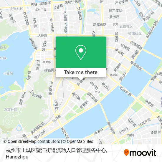 杭州市上城区望江街道流动人口管理服务中心 map