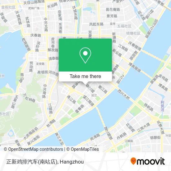 正新鸡排汽车(南站店) map