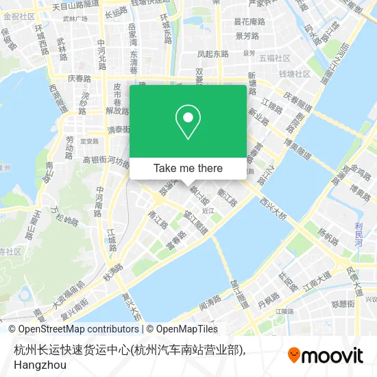杭州长运快速货运中心(杭州汽车南站营业部) map