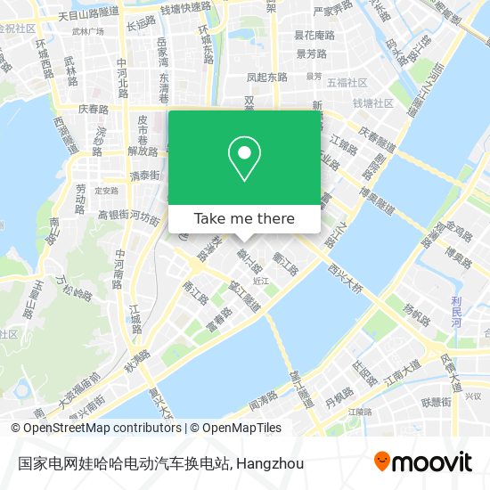 国家电网娃哈哈电动汽车换电站 map