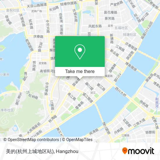 美的(杭州上城地区站) map