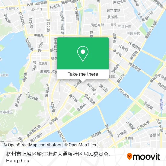杭州市上城区望江街道大通桥社区居民委员会 map