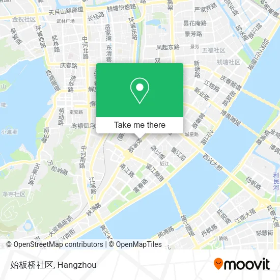 始板桥社区 map
