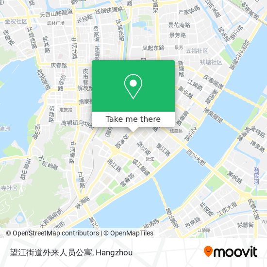 望江街道外来人员公寓 map