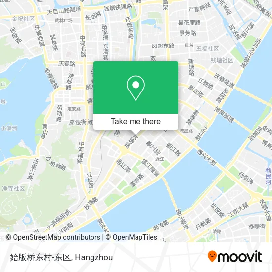 始版桥东村-东区 map