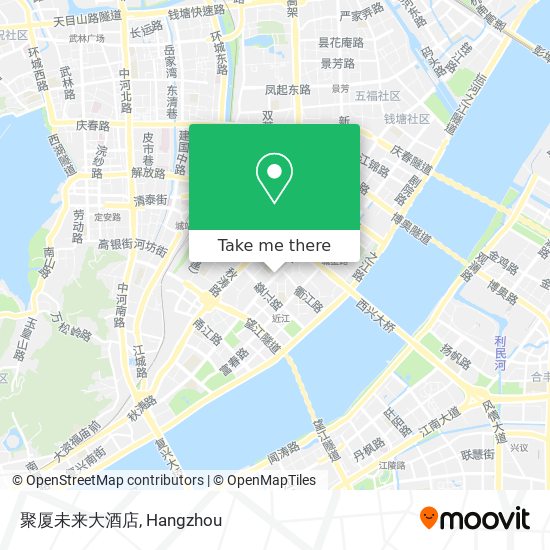 聚厦未来大酒店 map