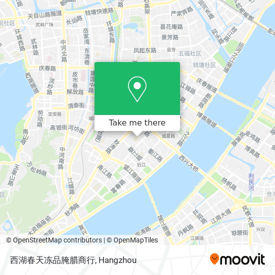 西湖春天冻品腌腊商行 map