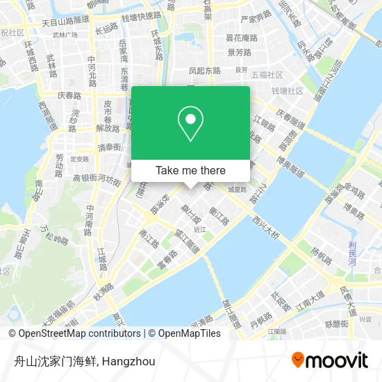 舟山沈家门海鲜 map