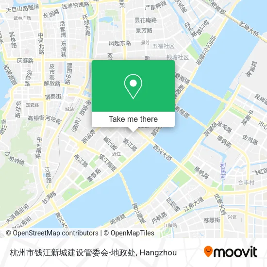 杭州市钱江新城建设管委会-地政处 map