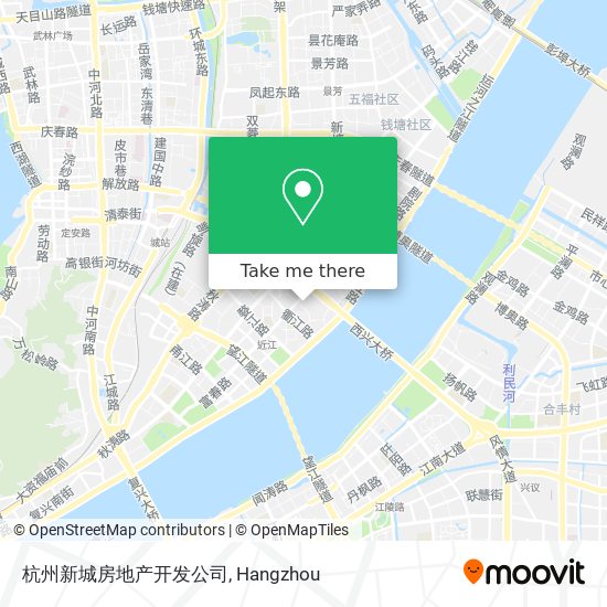 杭州新城房地产开发公司 map