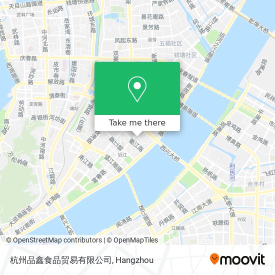 杭州品鑫食品贸易有限公司 map