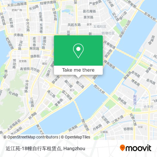 近江苑-18幢自行车租赁点 map
