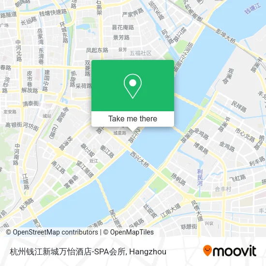 杭州钱江新城万怡酒店-SPA会所 map