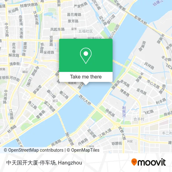 中天国开大厦-停车场 map