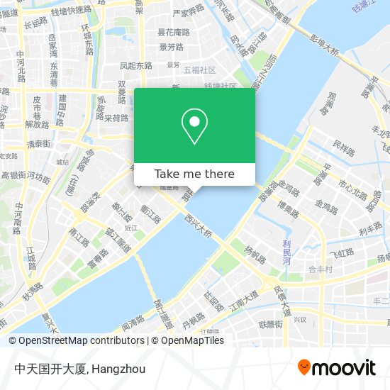 中天国开大厦 map