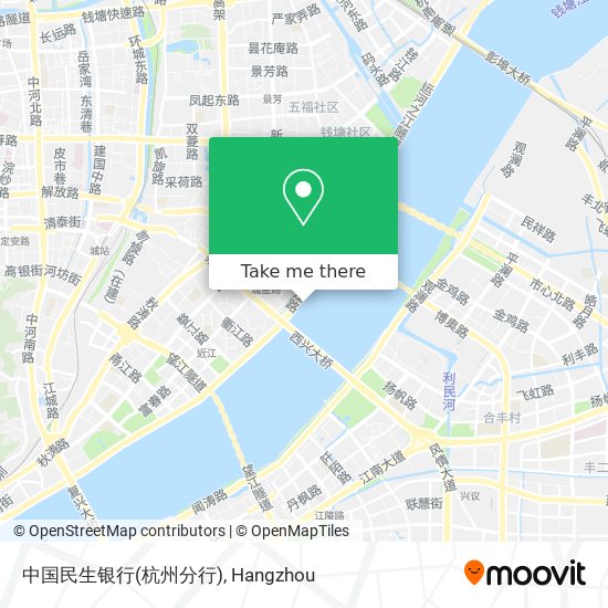 中国民生银行(杭州分行) map