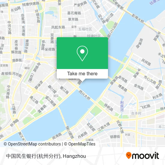 中国民生银行(杭州分行) map