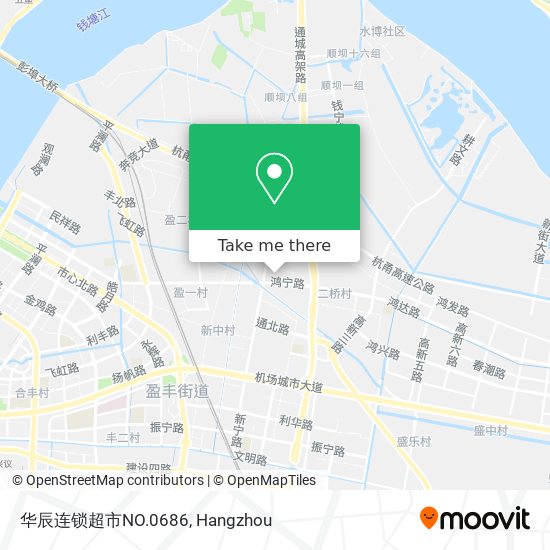 华辰连锁超市NO.0686 map