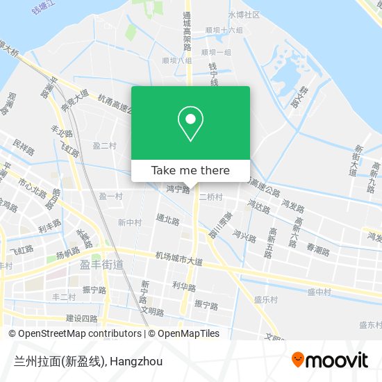 兰州拉面(新盈线) map