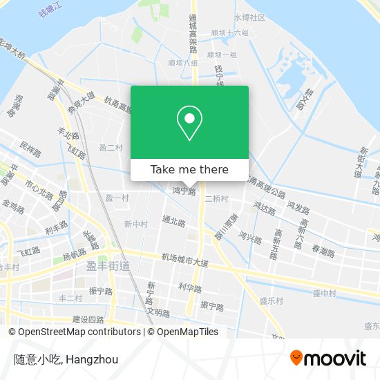 随意小吃 map