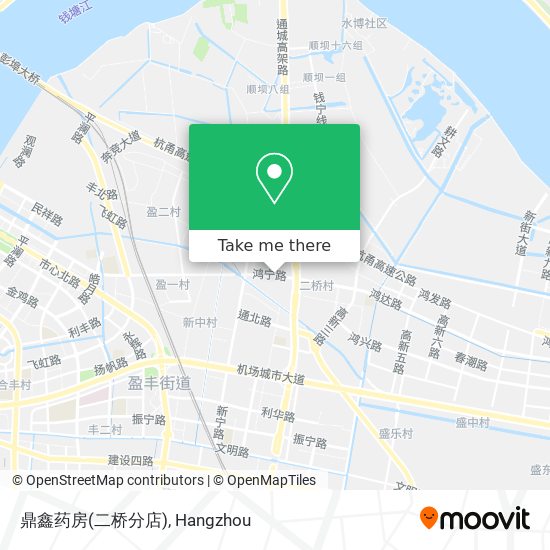 鼎鑫药房(二桥分店) map