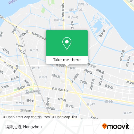 福康足道 map