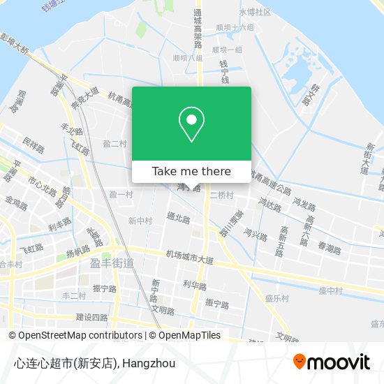 心连心超市(新安店) map